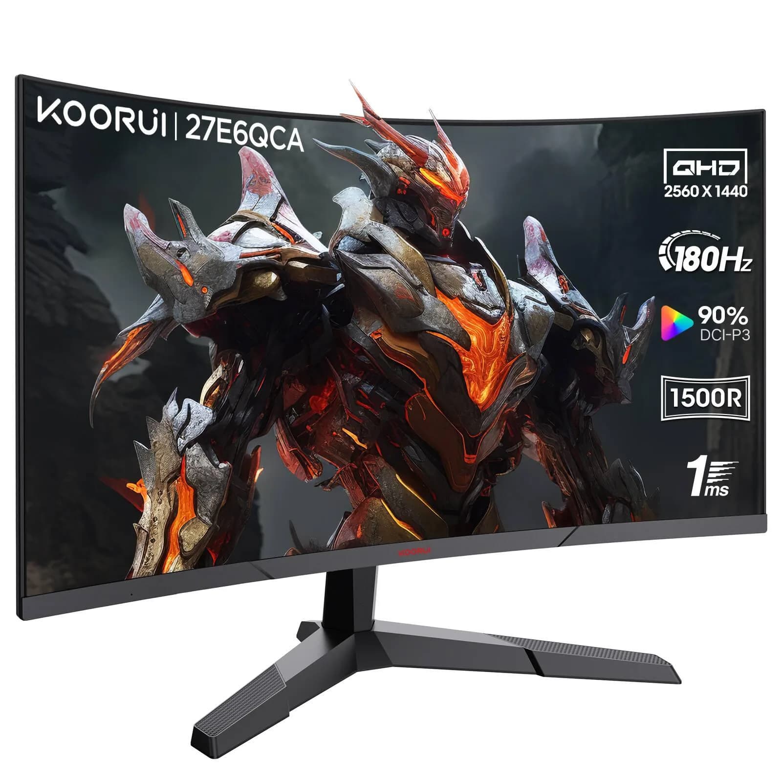 KOORUI 27E6QCA 27" VA QHD 180HZ CURVED